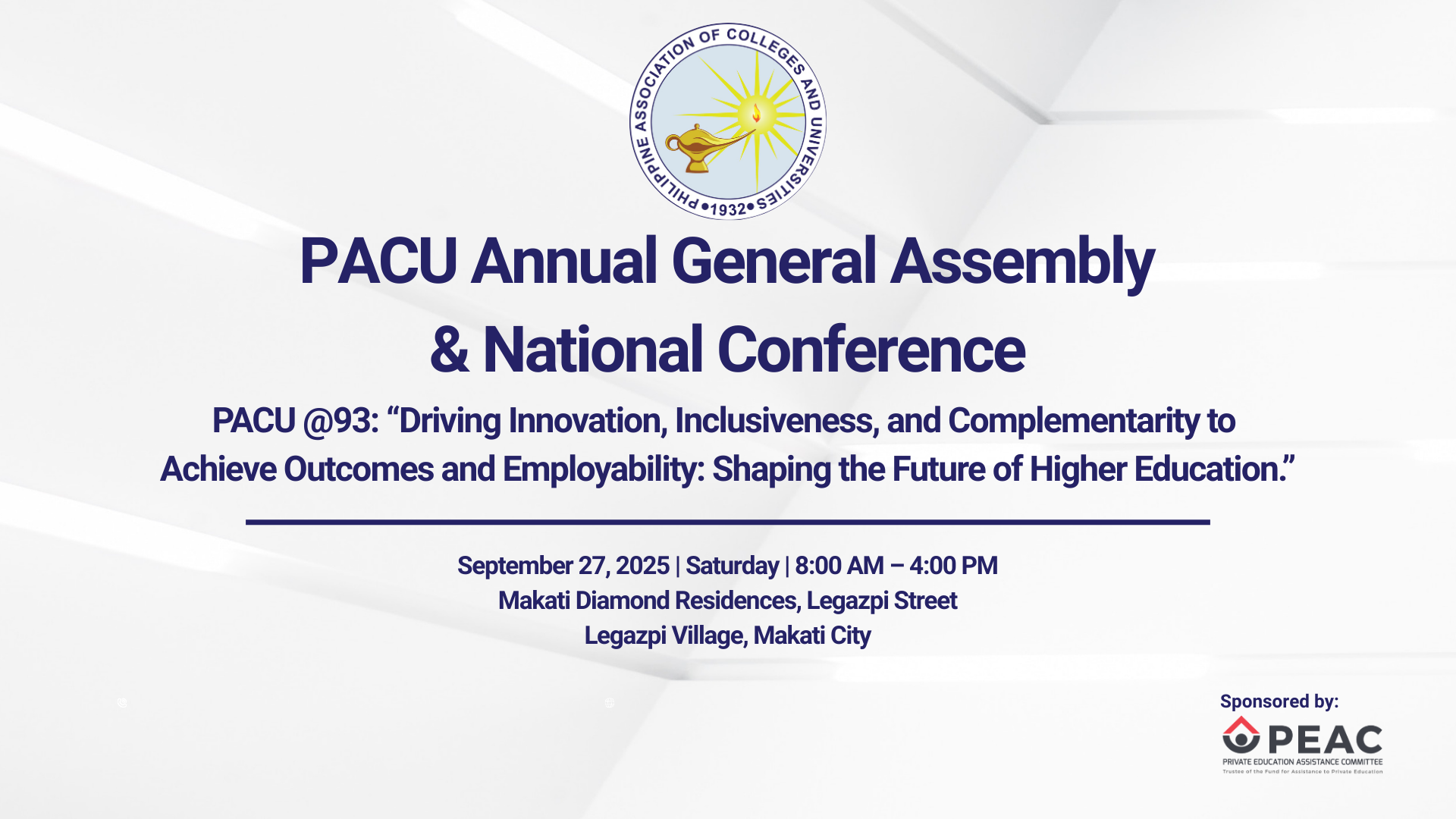 PACU General Assembly Theme